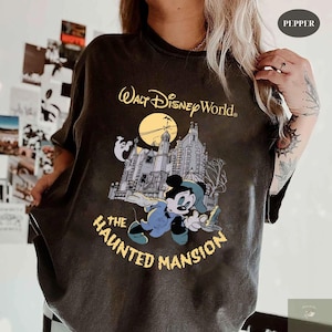 Vintage Retro Mickey The Haunted Mansion Shirt, Stretching Room Shirt, The Haunted Mansion 1969, Disneyworld Halloween Shirt