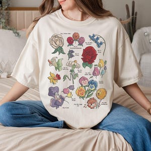Di nei Alice au pays des merveilles chantant des fleurs rétro png, t-shirt Alice Princess, Di nei vacances famille correspondant png, téléchargement numérique