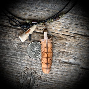 Hawks Feather Necklace Etsy