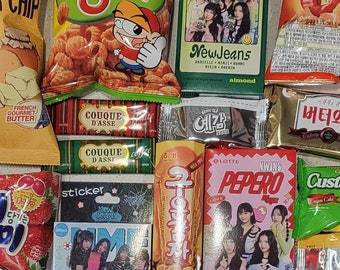 K-POP・アジア SUPER JUNIOR SPECIAL SUPER SNACK BOX Korean Snack Box for Employee Breakroom with Asian Snacks