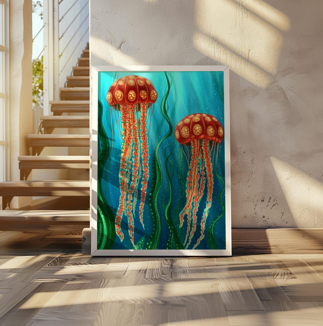 Yayoi Kusama Inspired Polka Dot Art Print - Modern Abstract Japanese ...