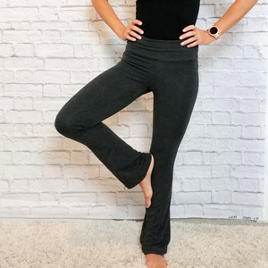 Organic Cotton Yoga Pants, Bamboo Yoga Leggings, Lounge Pants, Loungewear, MOTHERS DAY image 1