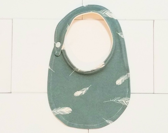 Organic Cotton Boho Baby Bibs Handmade