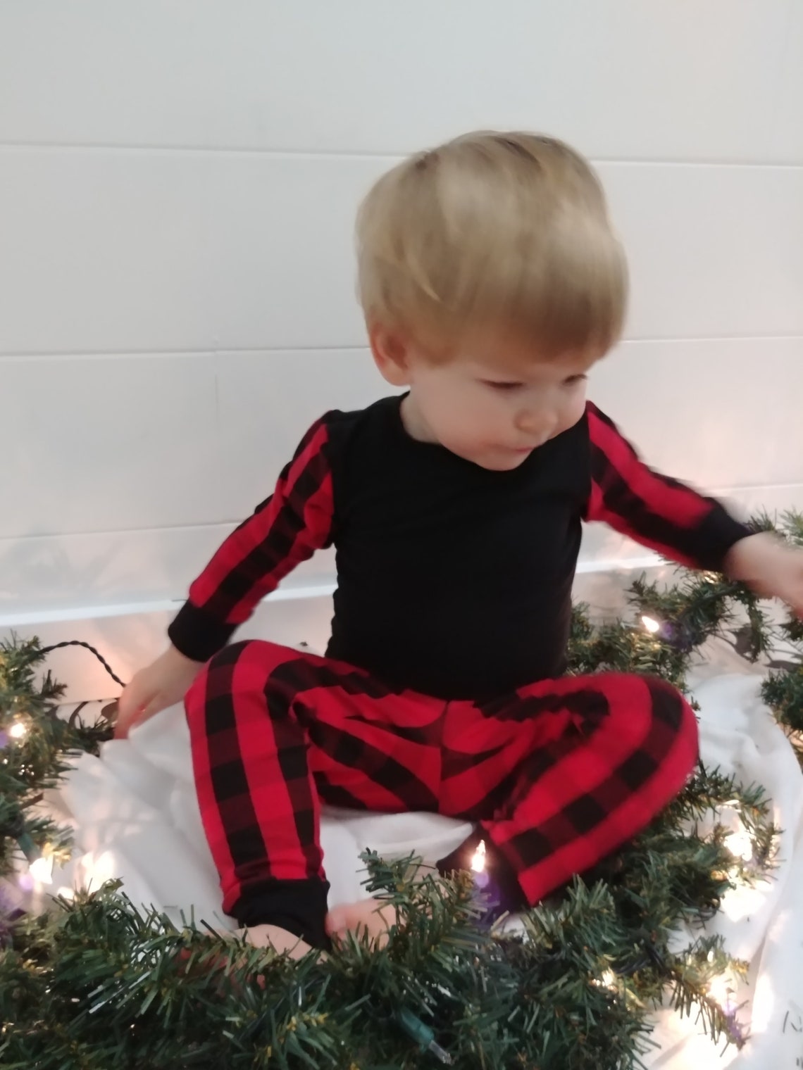 Valentines Day Kids Pajamas Toddler Buffalo Plaid Pajama Set | Etsy