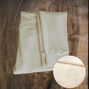 High-Waist Organic Leggings: Eco-Friendly Bamboo Loungewear, French Terry Lounge Pants for Women