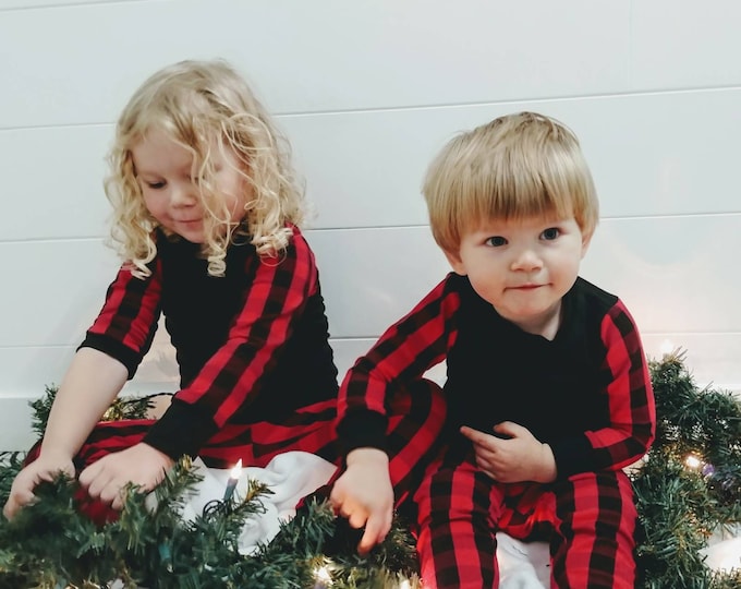 Buffalo Plaid Christmas Pajamas