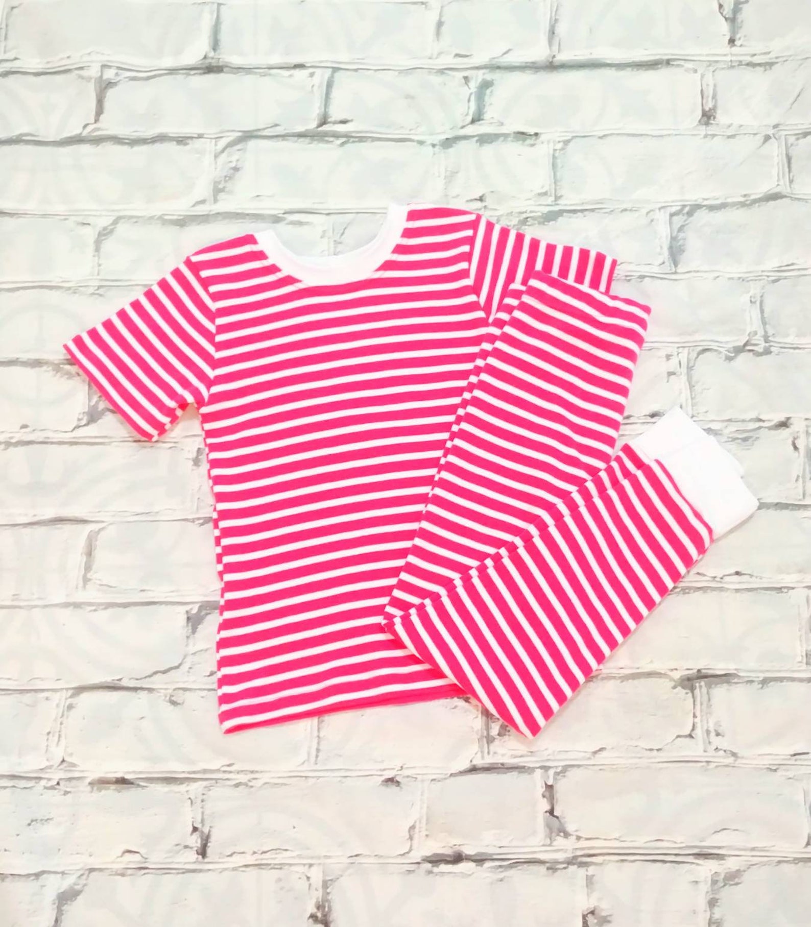 Organic Pajama Set - Jelly Bean Hearts