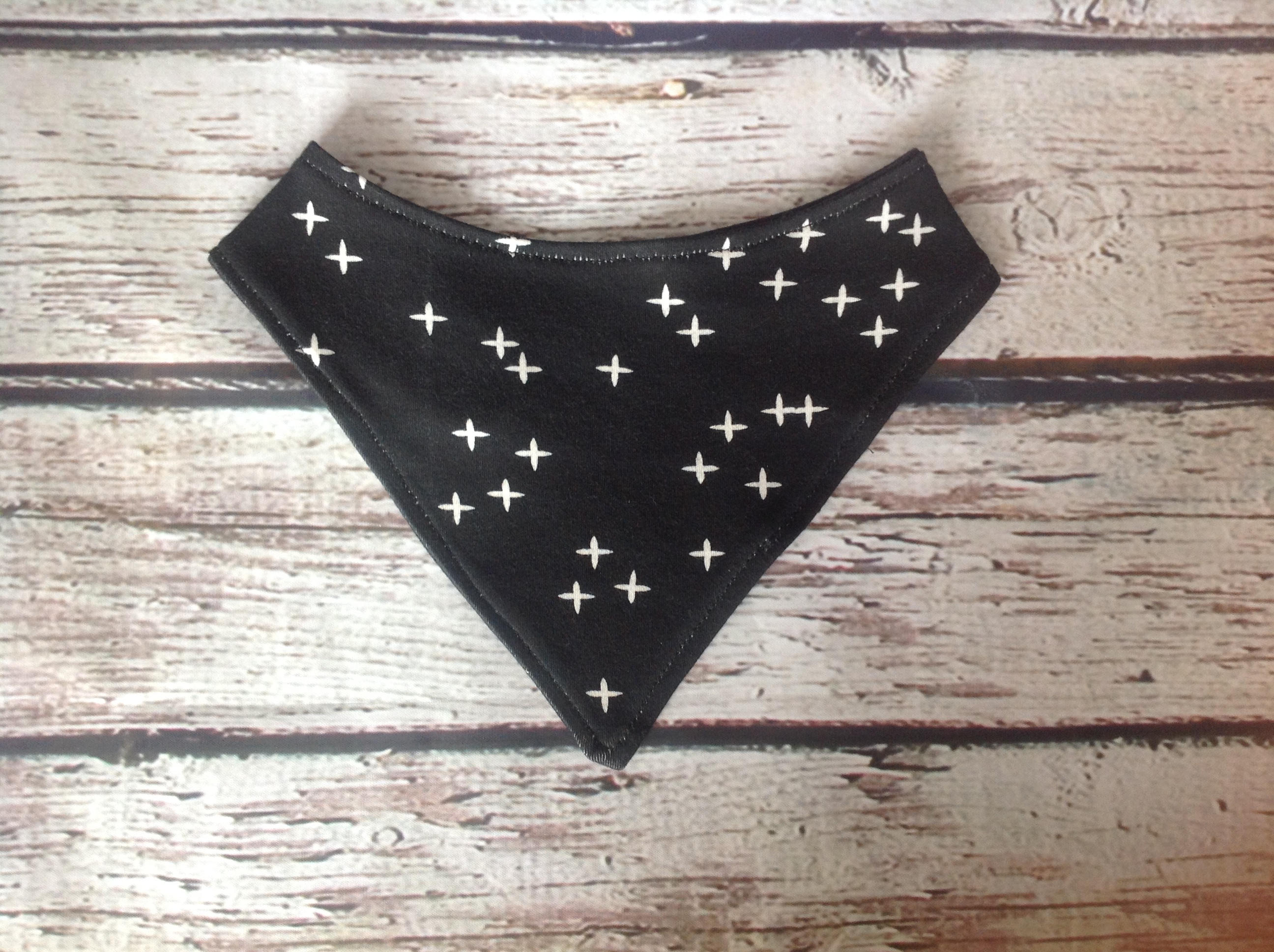 white bandana bibs