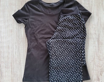 Organic Cotton Pajama Set Women