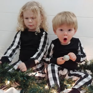Buffalo Plaid Christmas Pajamas: Matching Organic Cotton PJs