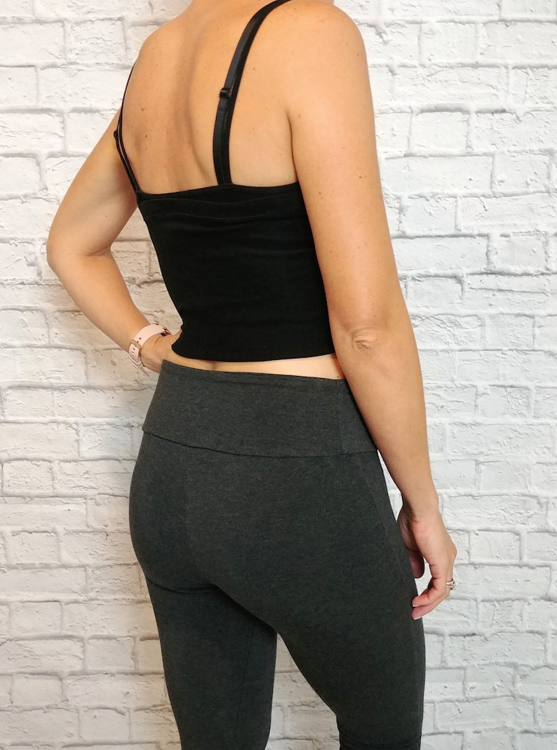 Organic Cotton Yoga Pants, Bamboo Yoga Leggings, Lounge Pants, Loungewear, MOTHERS DAY image 3