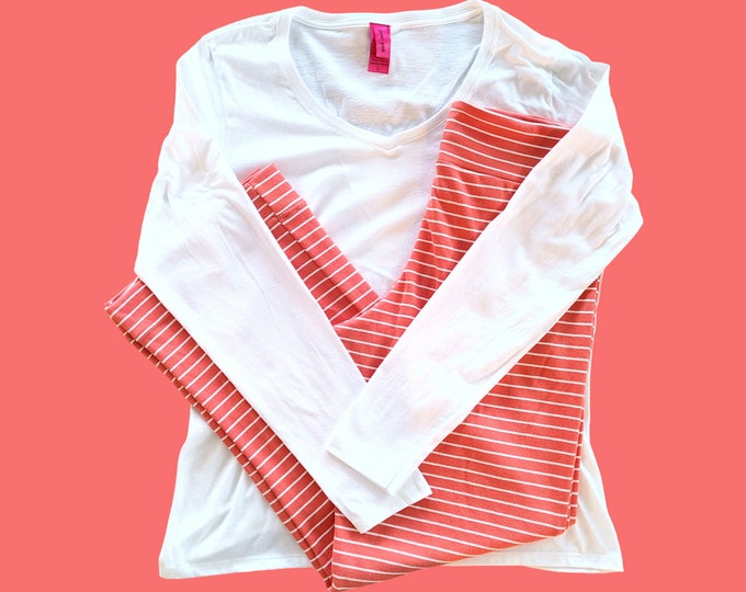 Organic Cotton Long Sleeve Warm Women's Pajamas