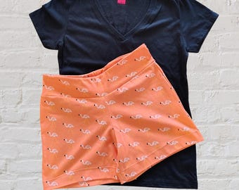 Organic Cotton Pajama Shorts T Shirt Two Piece Set