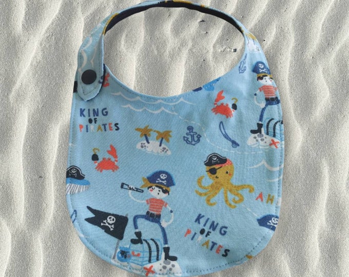 Pirate Organic Baby Bib