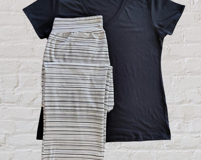Organic Cotton Sleepwear: Lightweight Pajama Set for Women - Loungewear Gift for Her