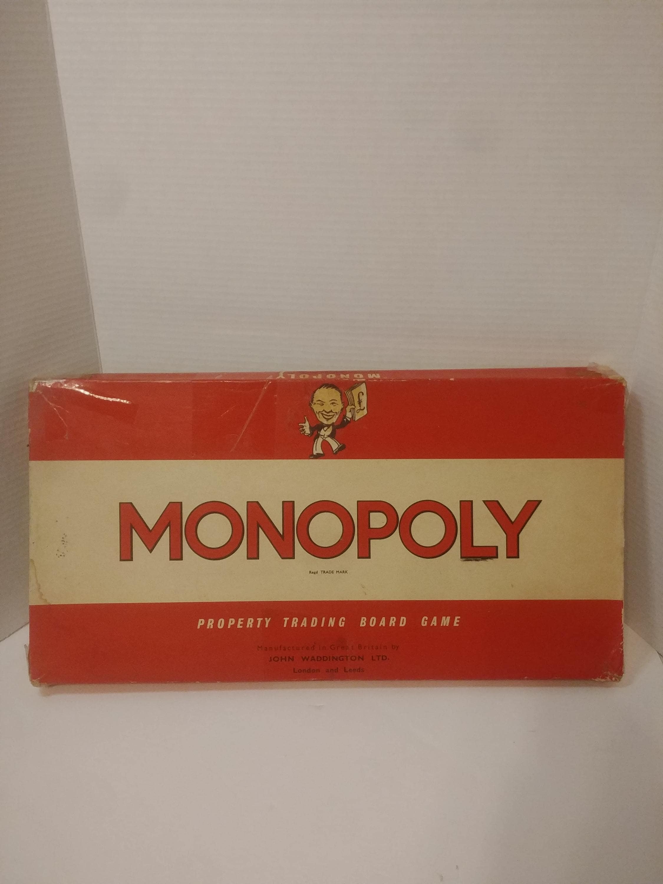 Vieux Monopoly Vintage Par Waddington – Édition Complète, Super état Pour Collectionneurs
