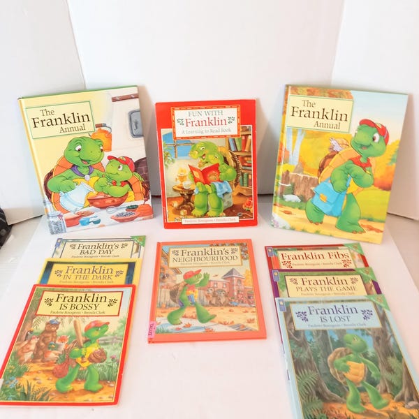 Vintage Lot Of 10  Franklin The Turtle Books