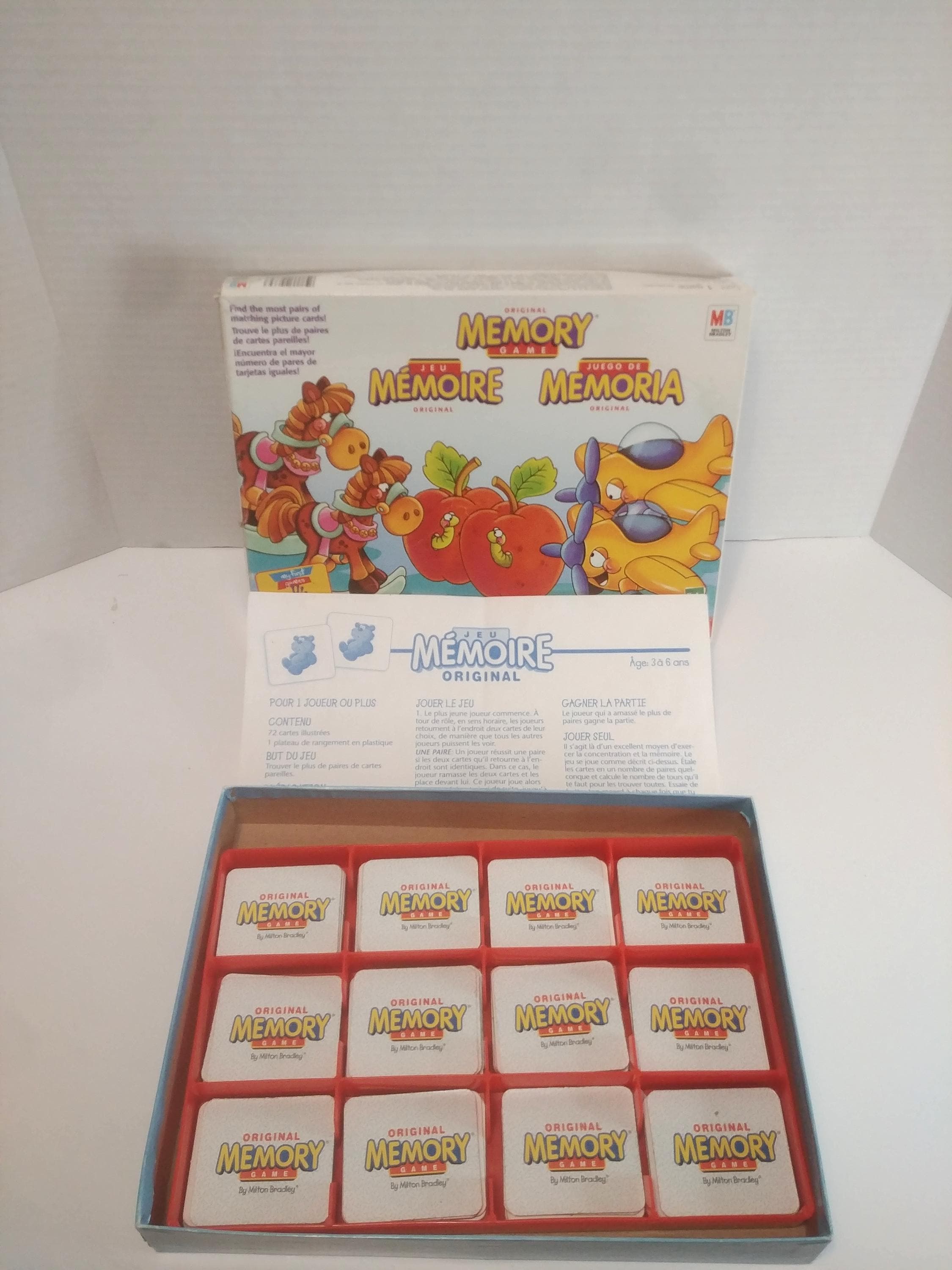 Vintage Milton Bradley Original Memory Game ,1999,complete - Etsy