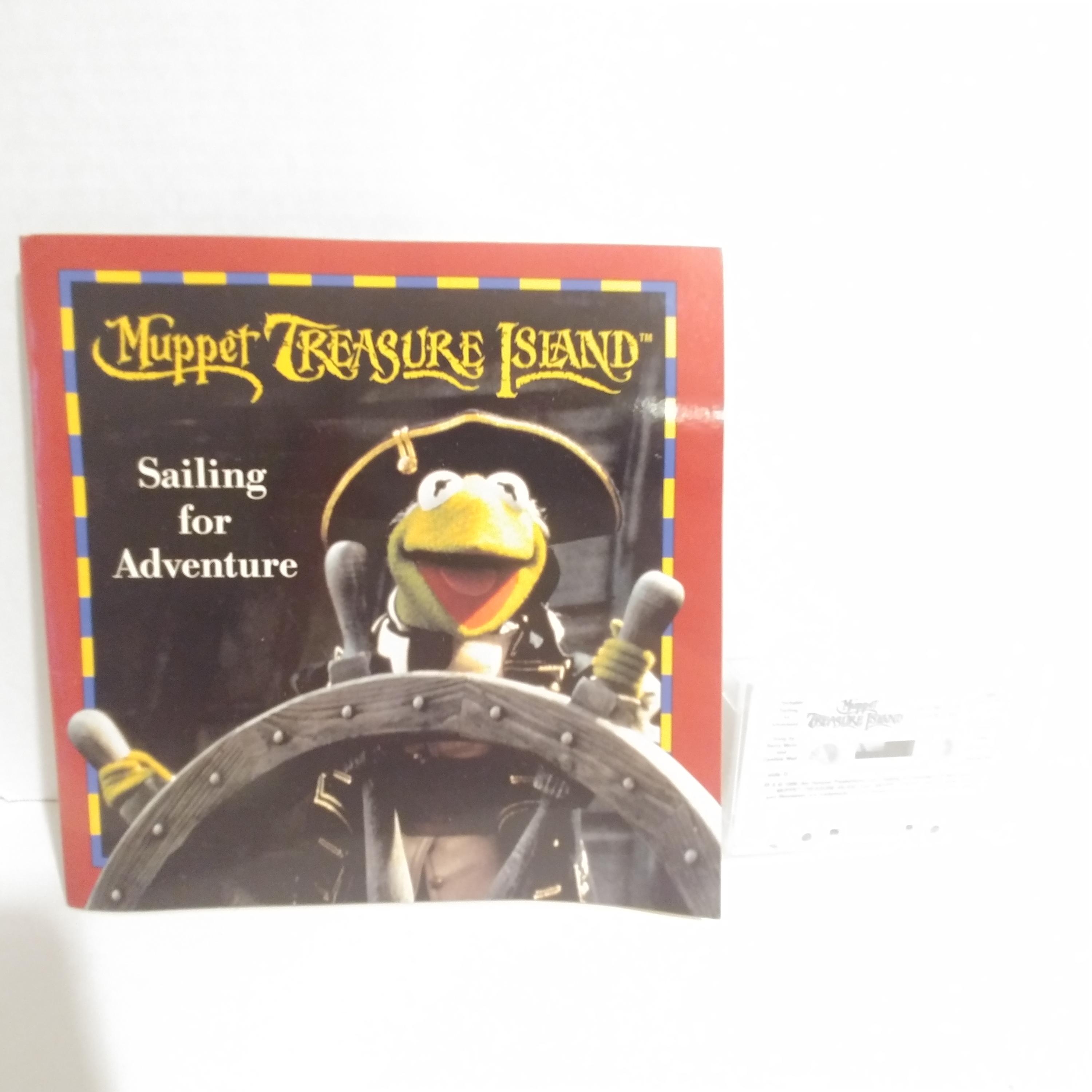 Vintage Book and Tape Set Muppet Treasure Island Sailing for