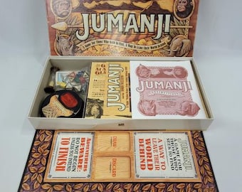 Vintage Jumanji Board Game , Milton Bradley, Complete,1995