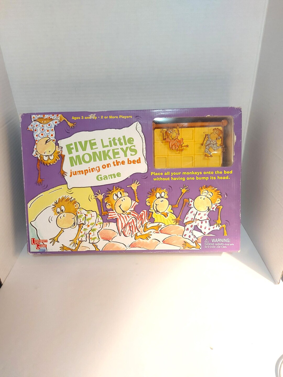 Vintage RARE Five Little Monkeys Jumping on the Bed Game