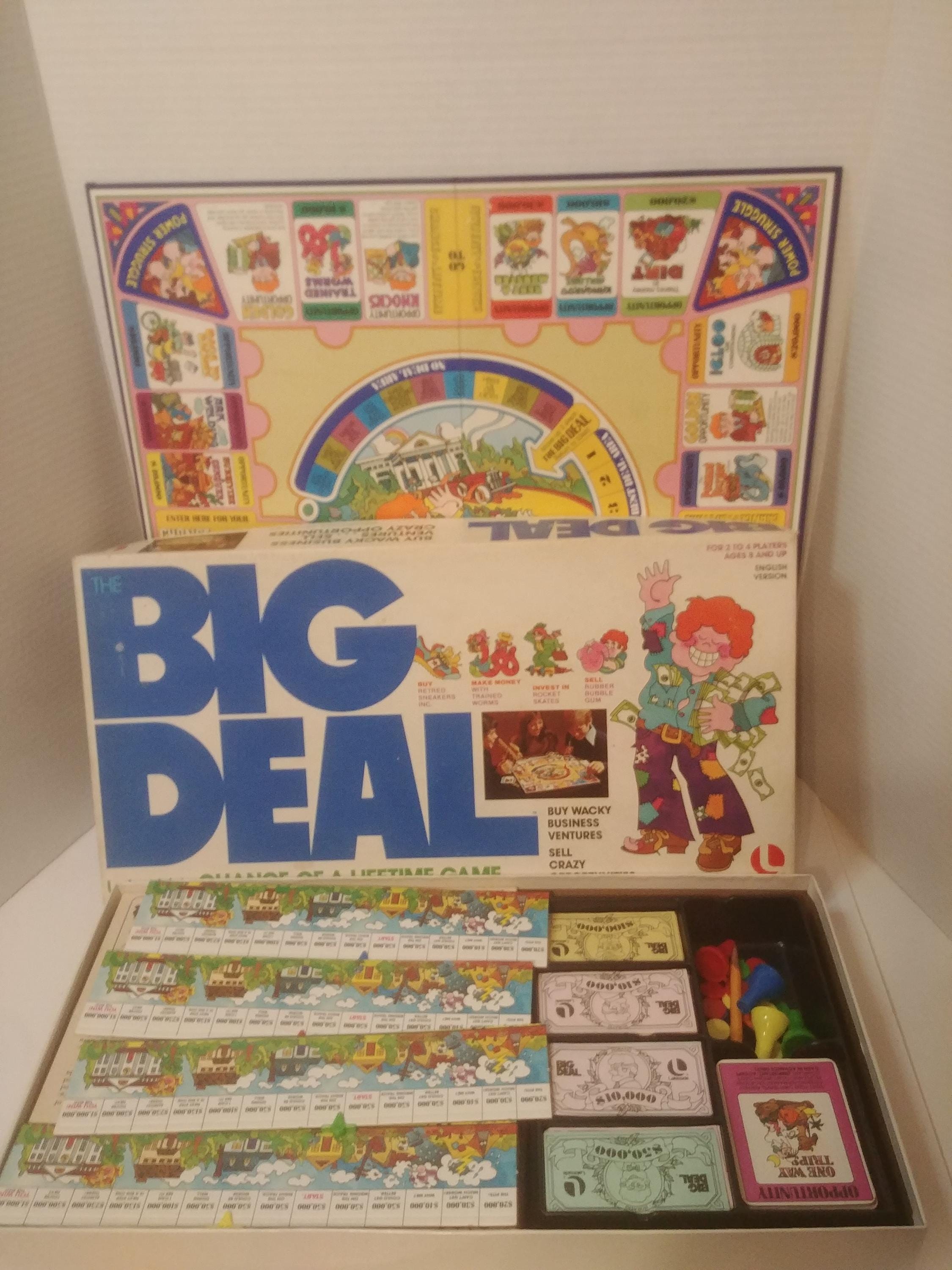 Vintage Lakeside the Big Deal Board Game,1977,complete - Etsy