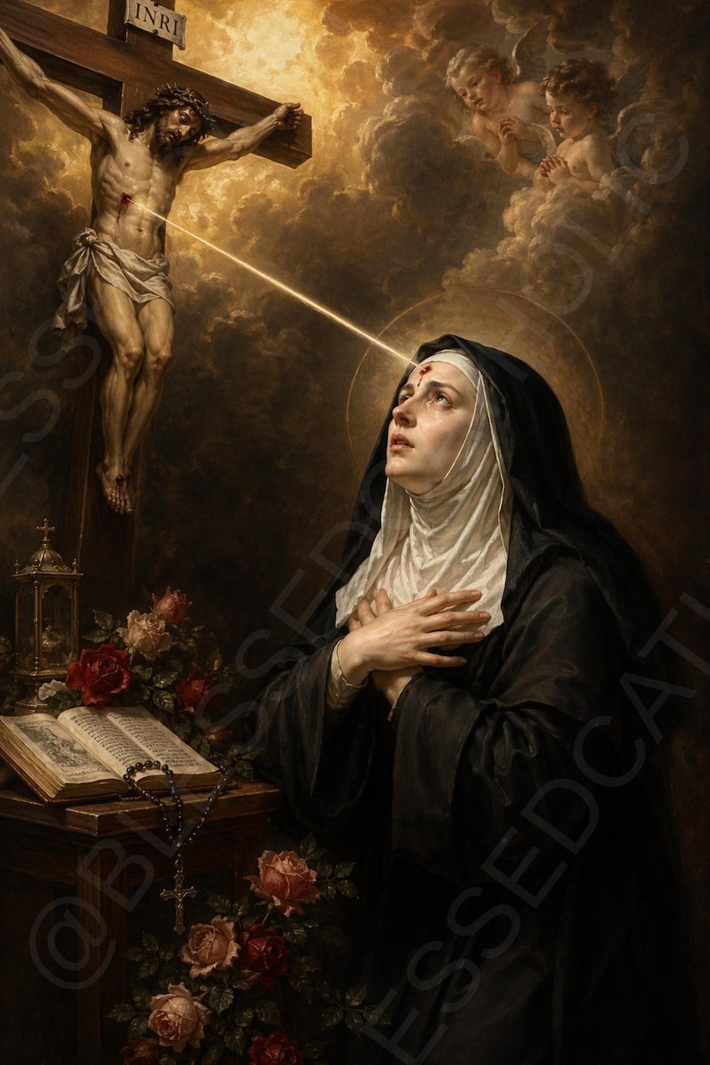 Saint Rita of Cascia Printable Art: Patron St of Impossible Causes ...