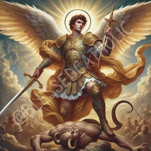 Saint Michael The Archangel Digital Downloadable Image Military Il 300x300.6241121246 8gpx