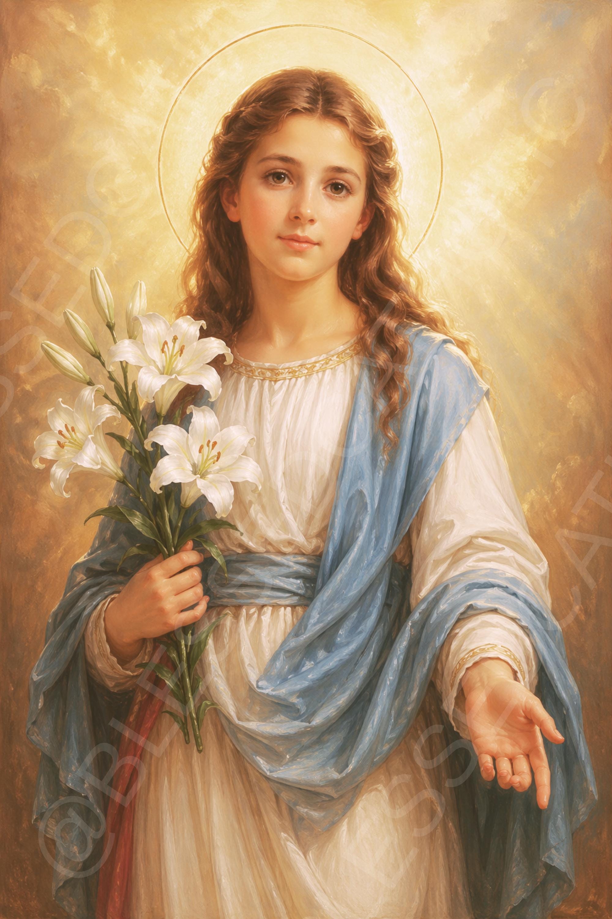 Saint Maria Goretti Printable Catholic Art: Patron Saint of Purity ...