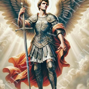 Saint Michael The Archangel Digital Downloadable Image Military Il 300x300.6402158972 J32b