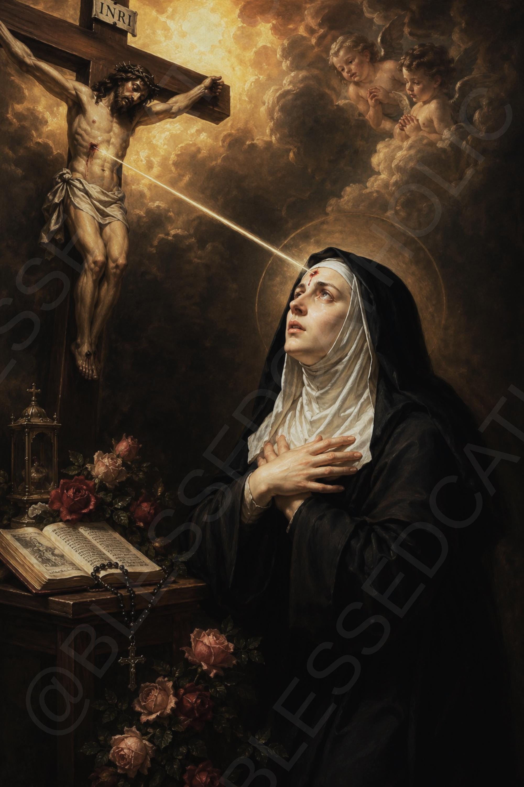 Saint Rita of Cascia Printable Art: Patron St of Impossible Causes ...