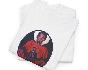 Santo Juan Diego, Lady of Guadalupe Catholic T-Shirt | Virgin Mary Tee | Catholic Apparel