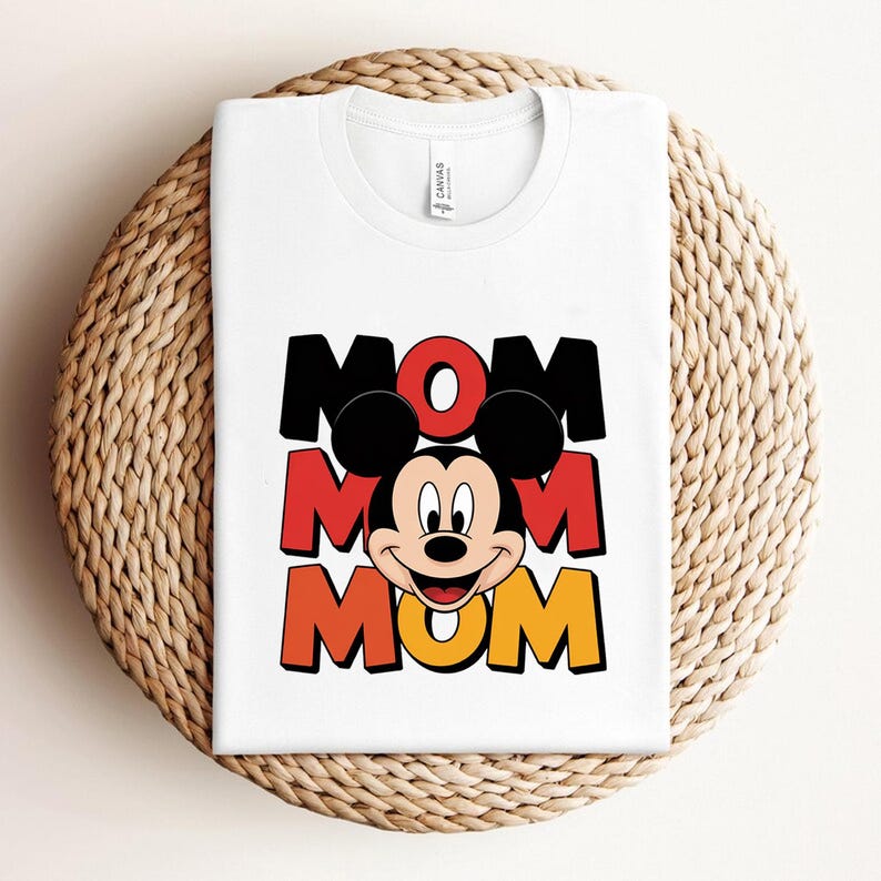 Mickey Mouse Png Mother's Day, Magical MOM PNG, Cute Cartoon Mouse Mom ...