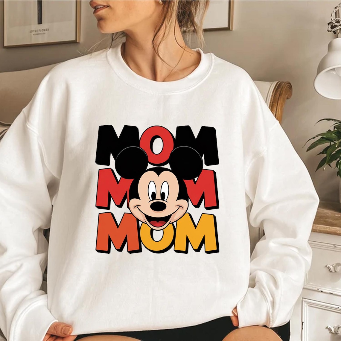 Mickey Mouse Png Mother's Day, Magical MOM PNG, Cute Cartoon Mouse Mom ...