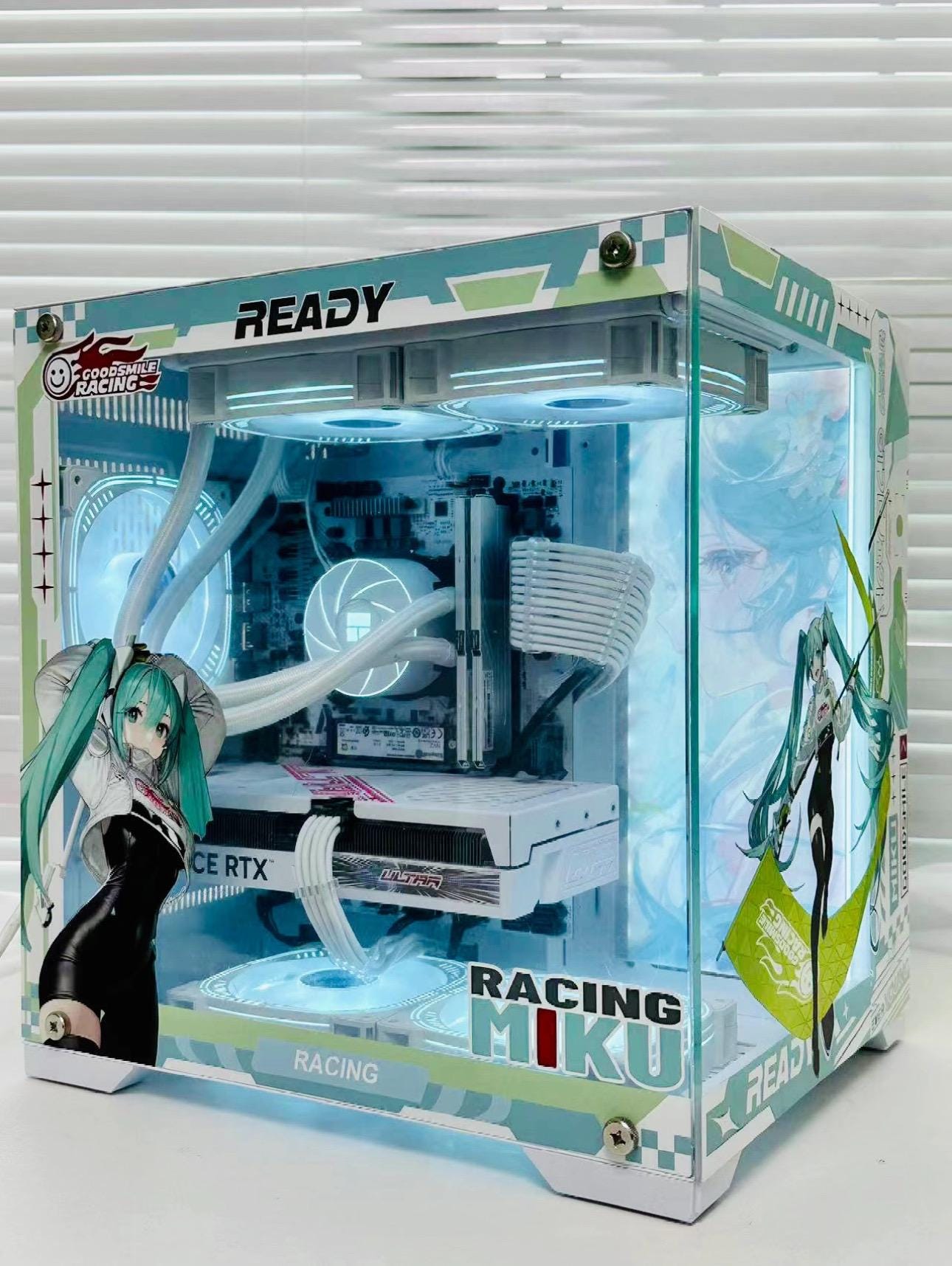 HATSUNE MIKU A23 ミニタワーPCケース ASUS A23 Hatsune Miku Edition｜Cases｜ASUS Global