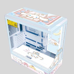 Pre order Kawaii ATX Tower custom Gaming pc case/computer Case/Compatible with mATX/Mini ITX/Custom Gaming PC case