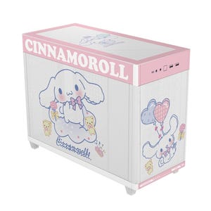 Pre order Kawaii AP201 mATX Tower custom Gaming pc case/computer Case/Compatible with ATX/mATX/Mini ITX/White Case