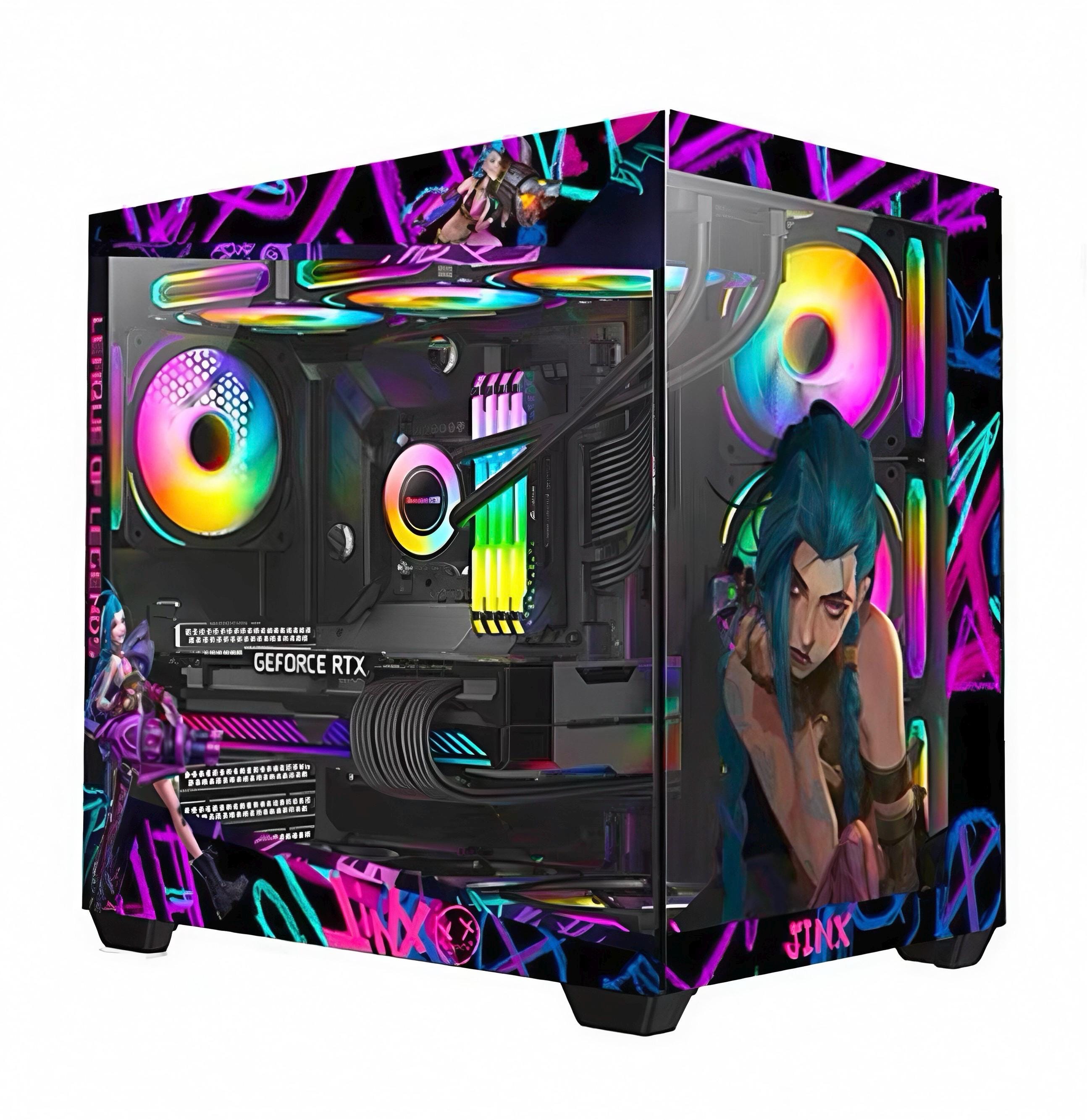 Pre Order Jinx ATX Tower Custom Gaming Pc Case/computer Case