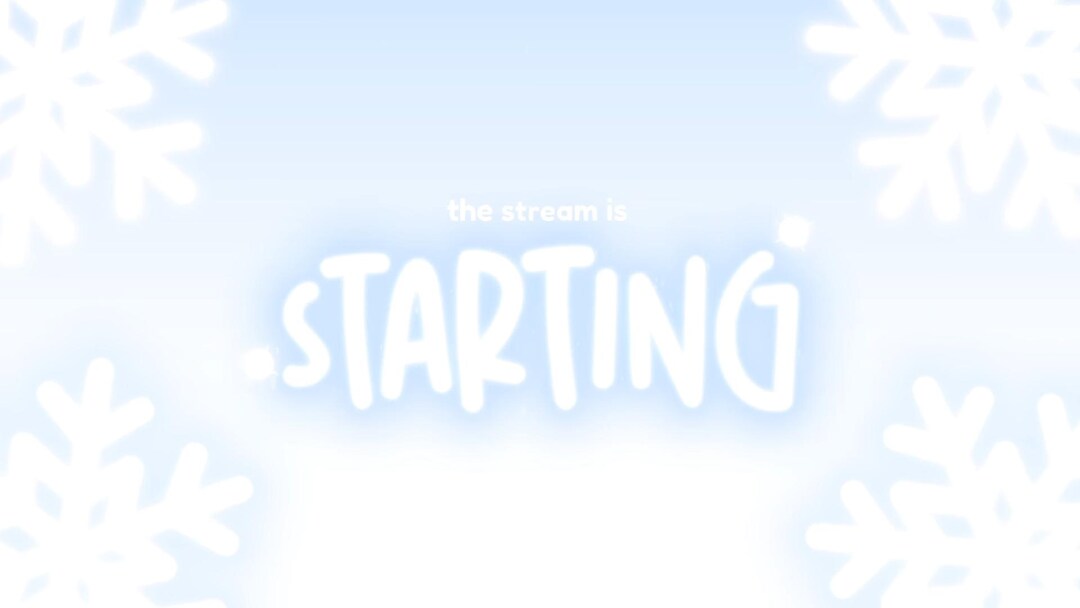 Animated Stream Overlay Package – Winter Snow Theme | Twitch Youtube ...