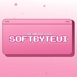 Cute Cozy Animated Twitch Overlay Package, Pink Soft Aesthetic Twitch Overlay, Cute UI, Girly Stream Design, Soft And Cute