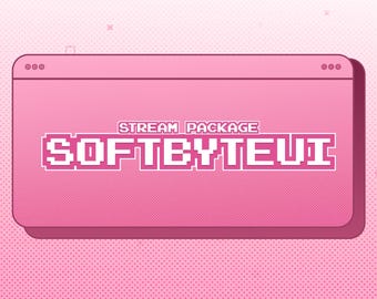 SoftByte UI Stream Overlay – Minimalist Animated Theme (Streamlabs, OBS)