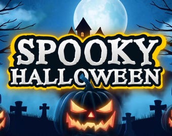 Animated Halloween Stream Overlay Package – Spooky Theme for Twitch, YouTube, Kick