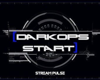 DarkOps Animated Stream Overlay - HUD Stream Package