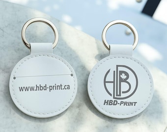 Personalized Leather NFC Tag – Custom Engraved