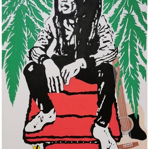 Bob Marley x Snoopy – Poster A3 Popkultur-Fusion Reggae & Cartoon – Wandkunst 300 g