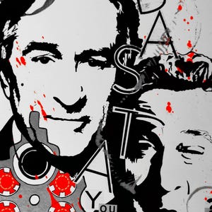 Robert De Niro - Casino y taxista - Póster A3 Cinema Noir años 70 - Póster 300g