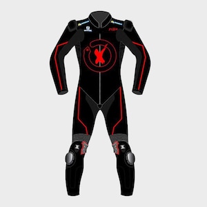 Custom Made Motorbike / Motorcycle Racing Leather Suit, Biker Leather Racing Suit