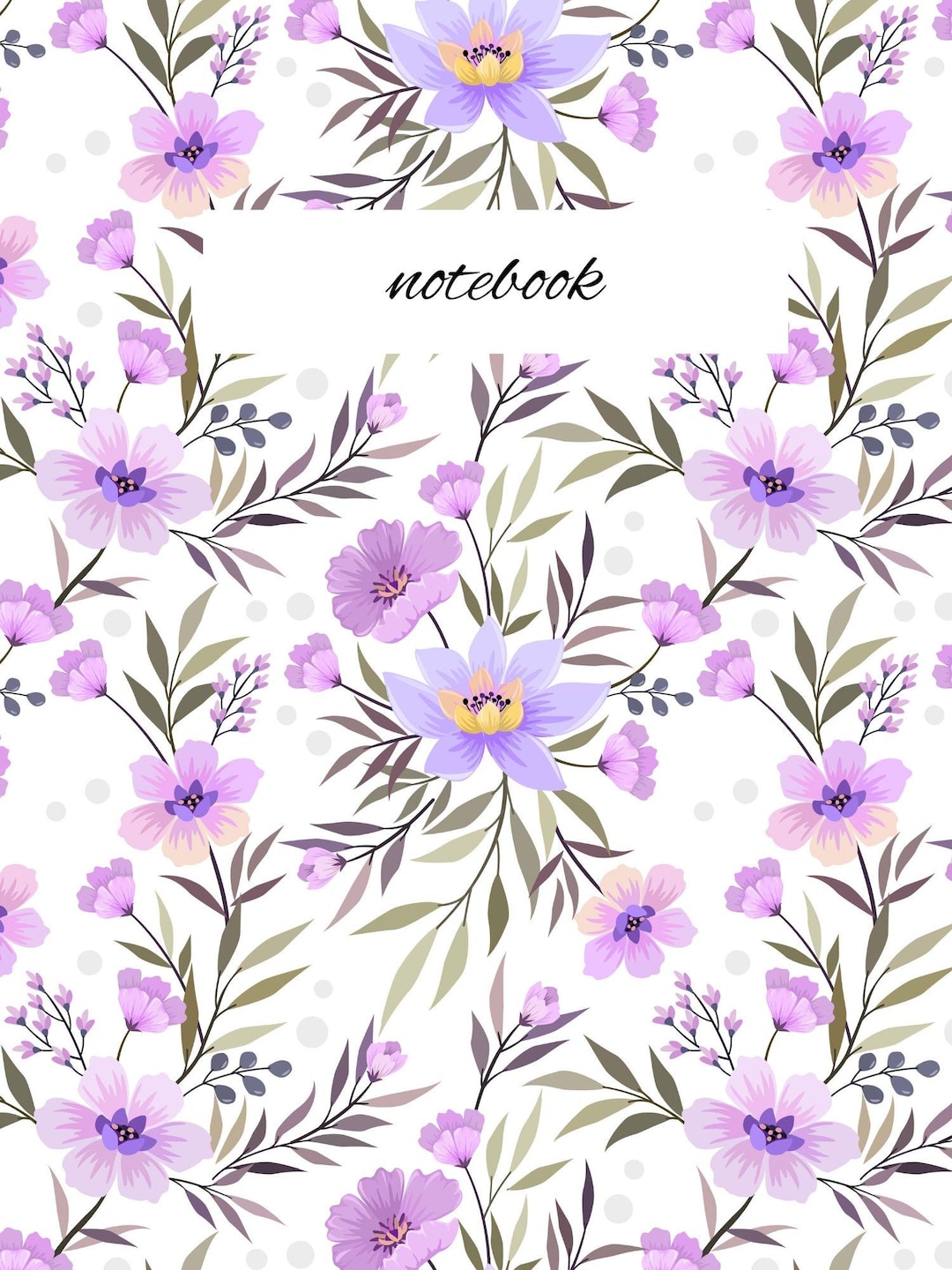 Printble Notebook Digital Printable Notebook PDF | Minimalist Lined and Blank Pages ...
