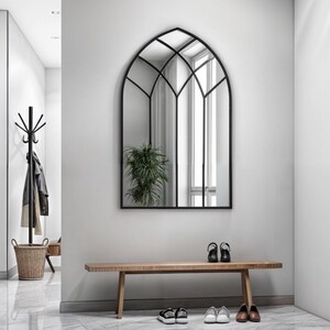 Reflect your style with decorative mirror, which is the perfect decorative option for your living room. The full length mirror looks like a work of art and becomes the focal point of your space.