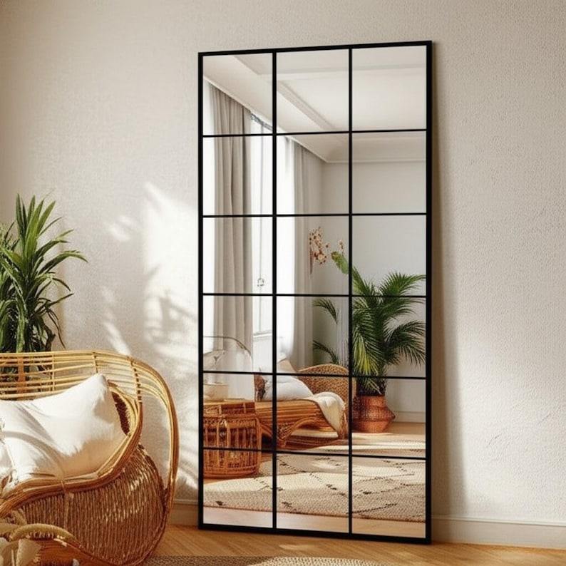 Always look perfect with the aesthetic mirror that will illuminate your makeup routine. Designed like a piece of decorative art, the mirror fits easily into bohemian, modern or minimal styles.